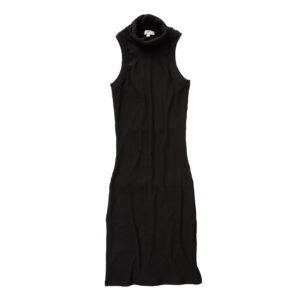 Vestido Cool con Cuello - Negro