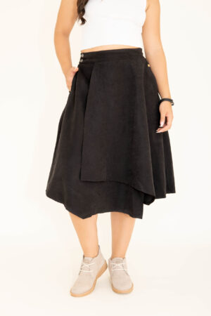 Falda Cargo - Negra