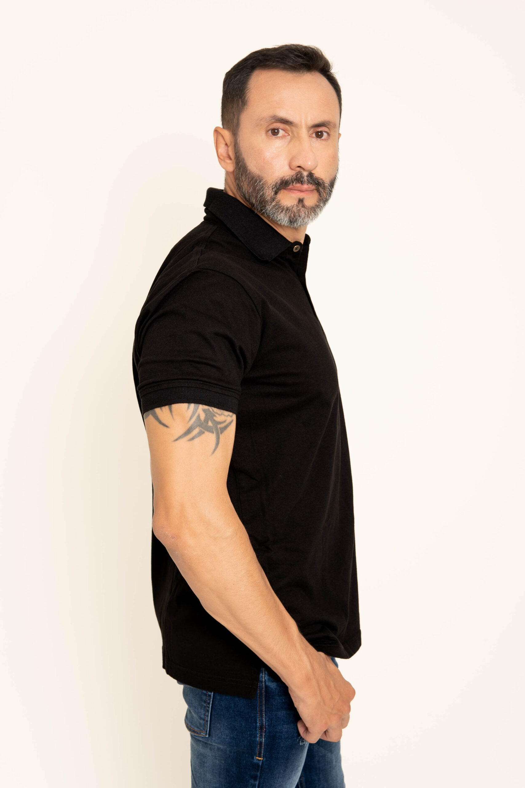 Polo Basic - Negro - Imagen 2