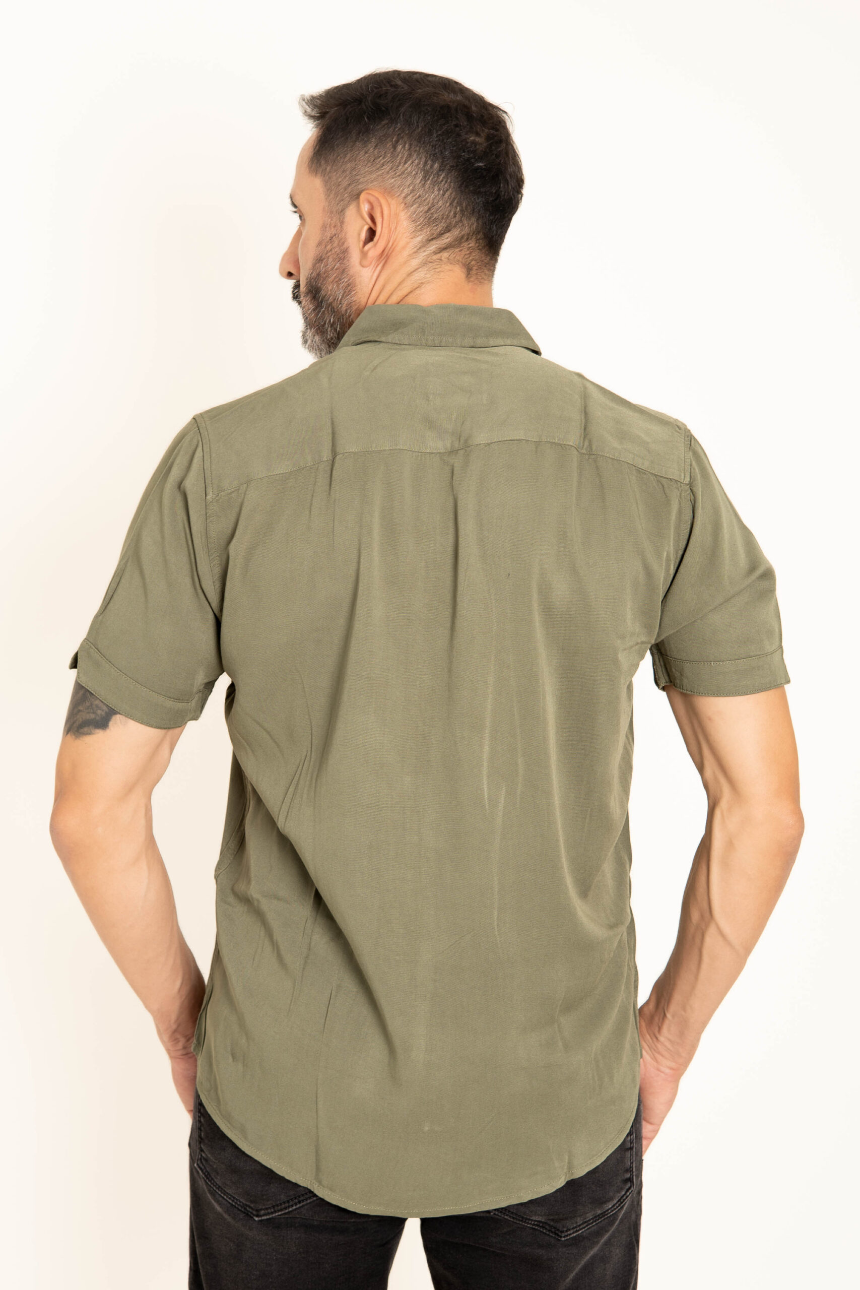 Camisa Viena - Verde Militar - Imagen 2